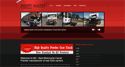 Desktop Screenshot of mightyhauler.com